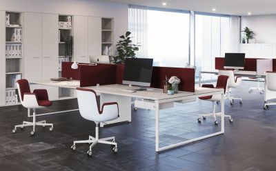 Bureau à quatre places Pop Square Frezza  
